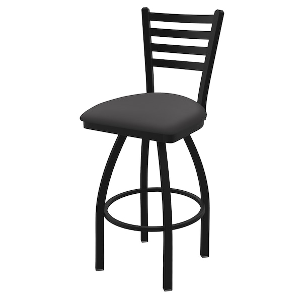 25" Swivel Counter Stool, Black Wrinkle, Canter Storm Seat